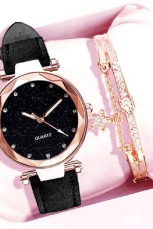 Ensemble montre et bracelet pour dames