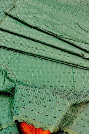 Le Bazin Riche Brodé – Vert Menthe Impérial