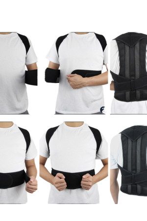 Correcteur de Posture Dorsale Ajustable, Respirant et Efficace pour Soulager les Douleurs Lombaires